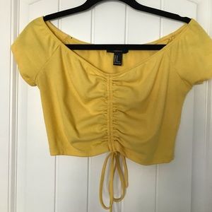 Crop top with front tie